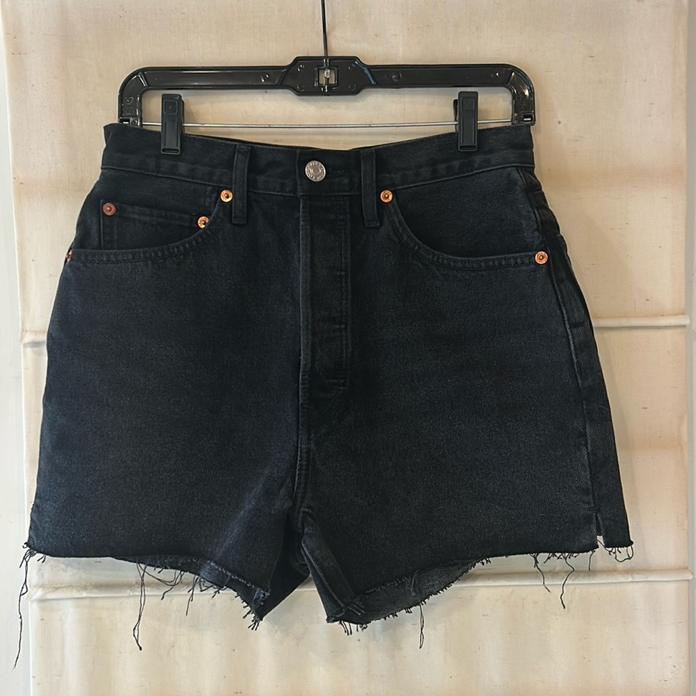 Re/Done Black Shorts - size 27